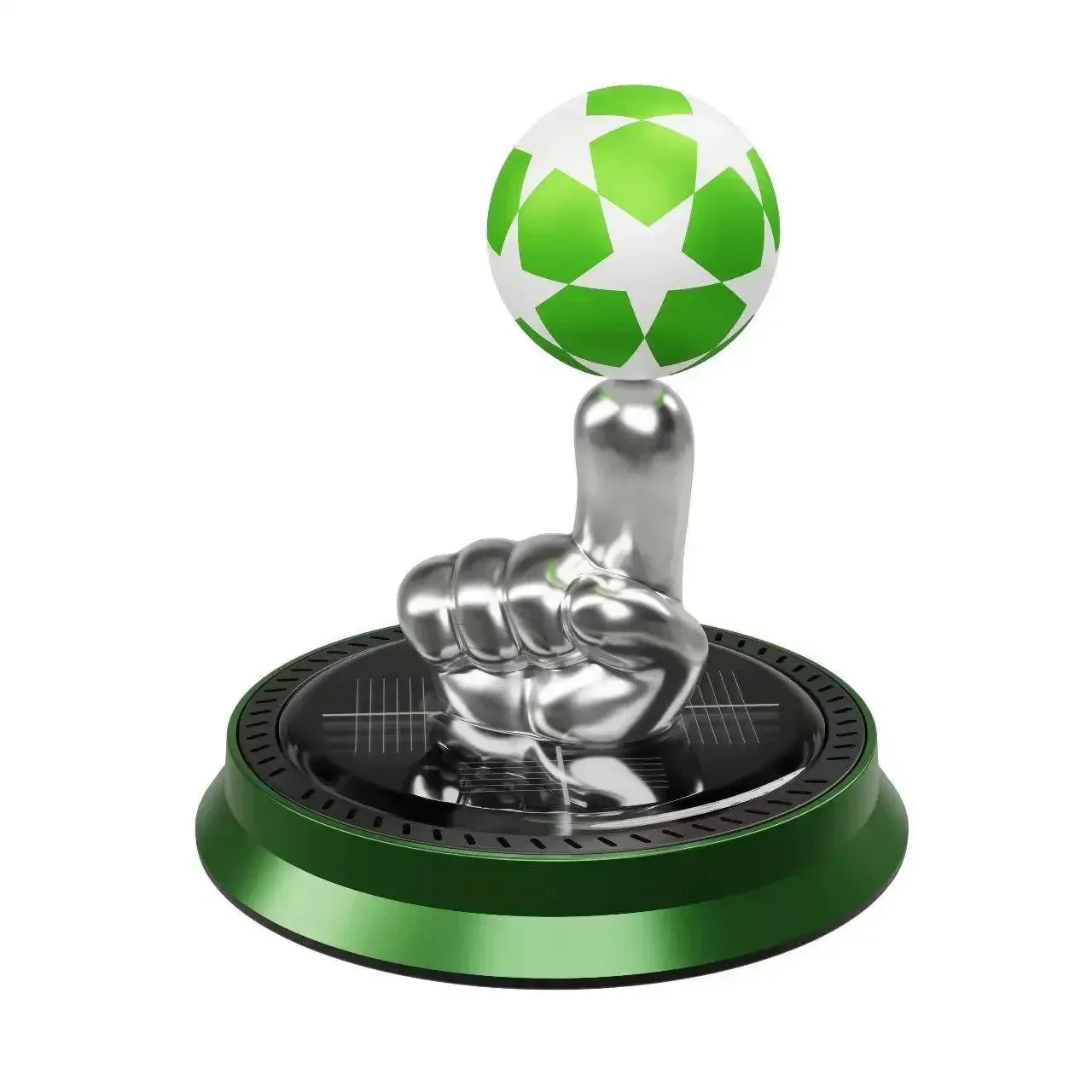 Solar Soccer Ball Spin Auto Aroma Freshener