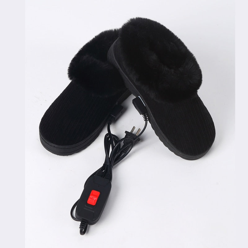 Rechargeable Heated Indoor Winter Slippers