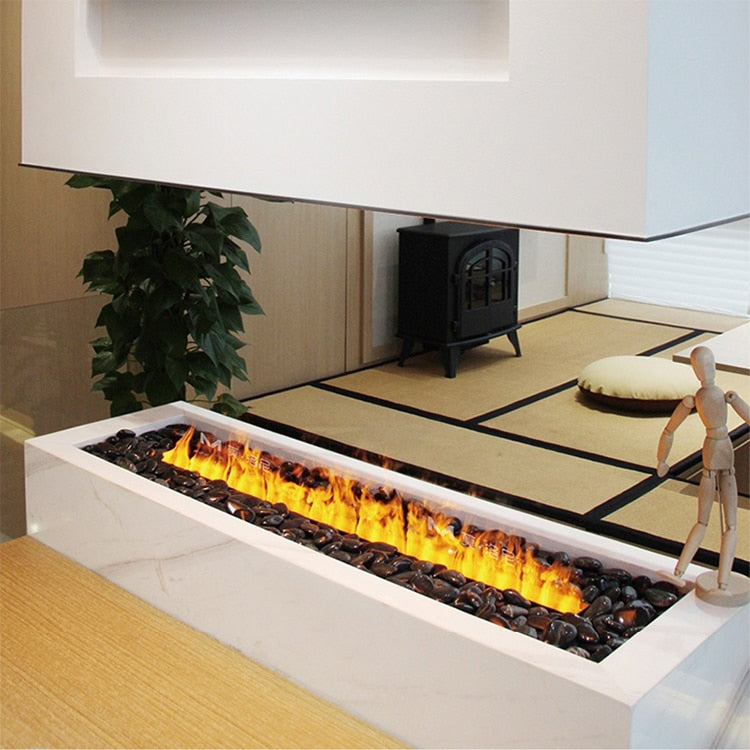 3D Elegant Home Multicolor Realistic Indoor Fireplace