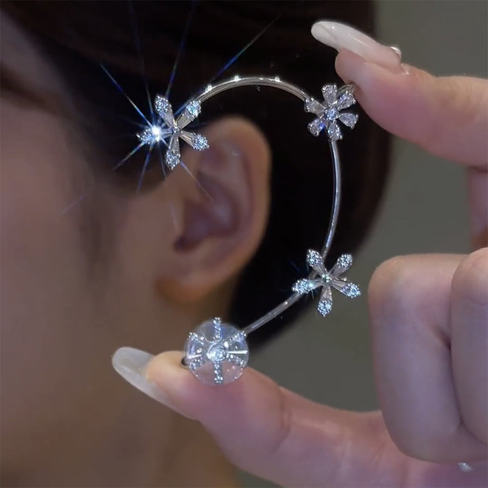 Rotating Windmill Zircon Sparkling Earring