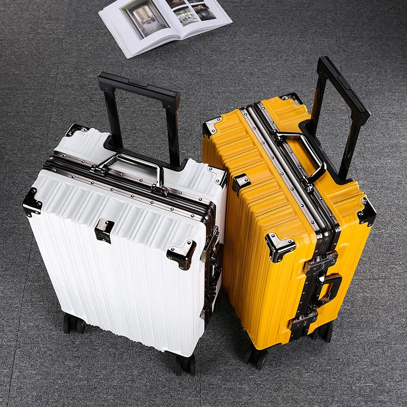 Aluminum Durable Frame Rolling Travel Suitcase