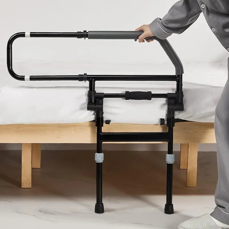 Elderly Stand-Up Adjustable Folding Bedside Support Rail