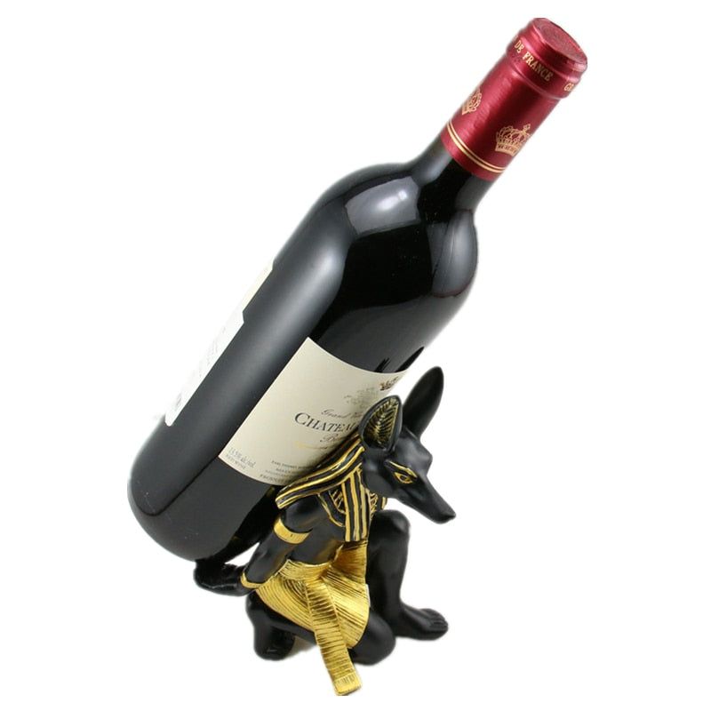 Egyptian Style Animal Wine Bottle Holder