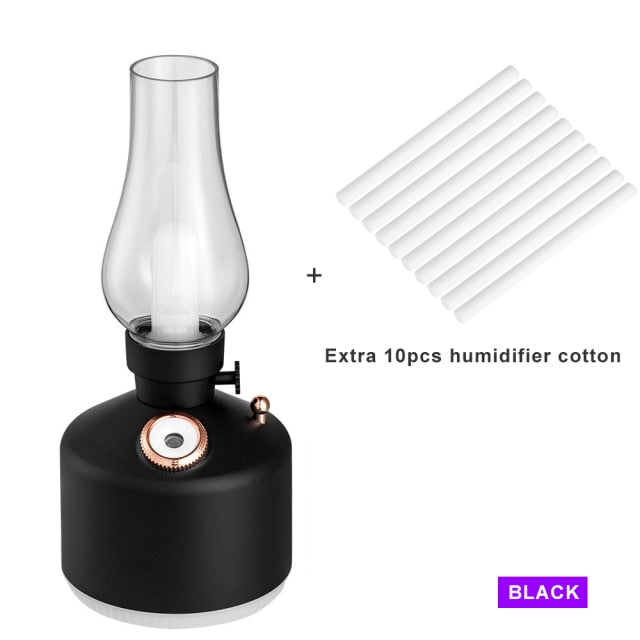 Retro Air Humidifier Wireless Aroma Diffuser Lamp