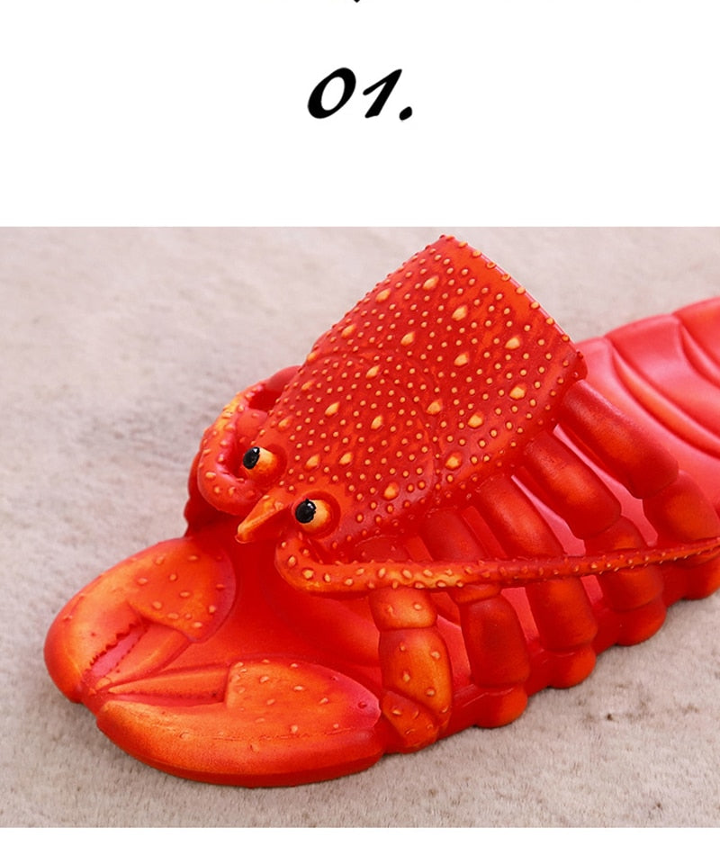 Lobster Comfy Casual Slippers