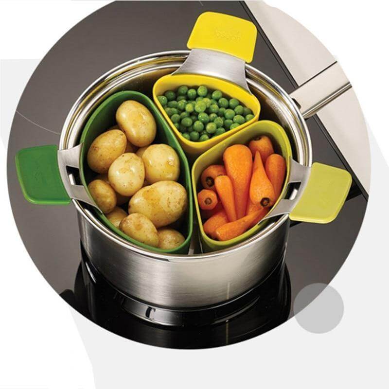 3Pcs Easy Dish Food Steamer