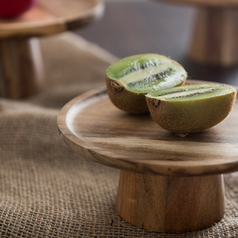 Japanese Style Wooden Snack Plate