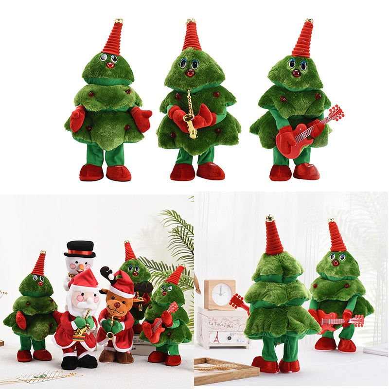 Mini Dancing Christmas Tree Doll Ornaments