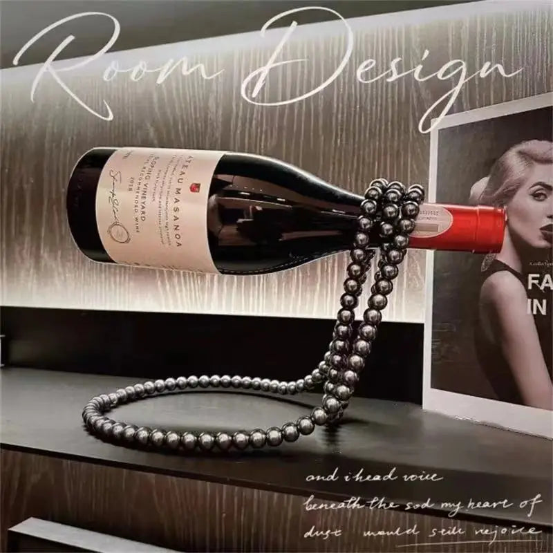 Floating Pearl Wine Display Stand