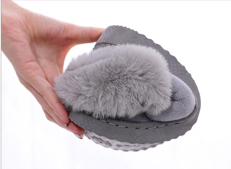 Rabbit Ear Fluffy Indoor Slippers