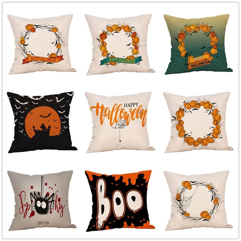 Harvest Season Fall Halloween Pillow Cases