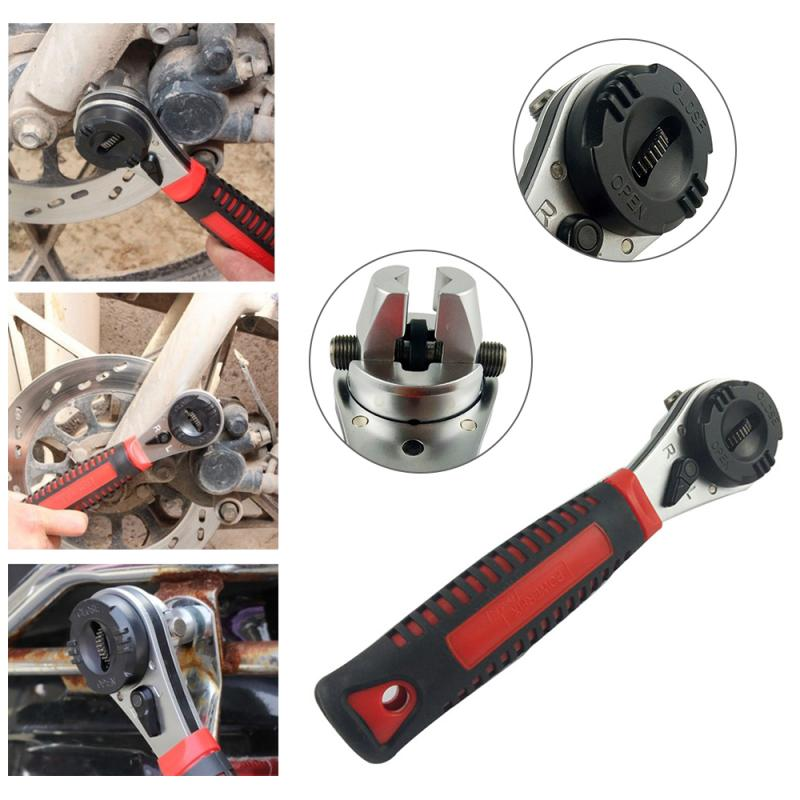 Universal Adjustable Non-Slip Ratchet Wrench Tool