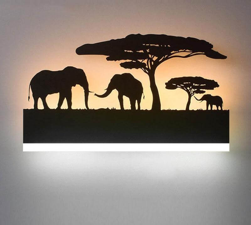 Black Acrylic Creative Modern Led Wall Lights