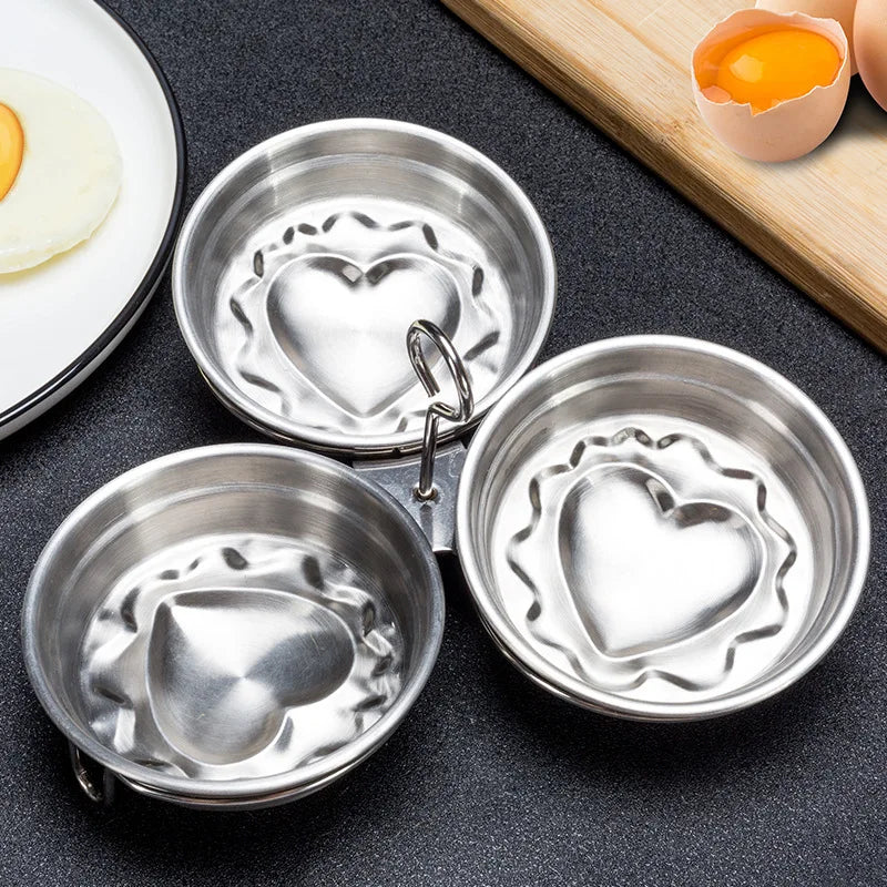 Non-stick Easy to Use Heart Shape Egg Maker Cookier