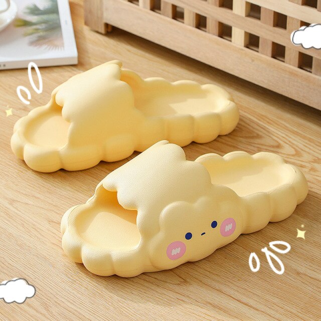 Cute Thick Foam Cloud Slippers