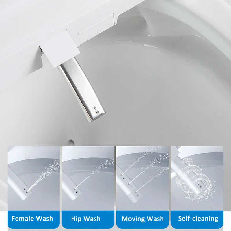 Heated Smart U-Shape Electric Bidet Cover Toilet Seat