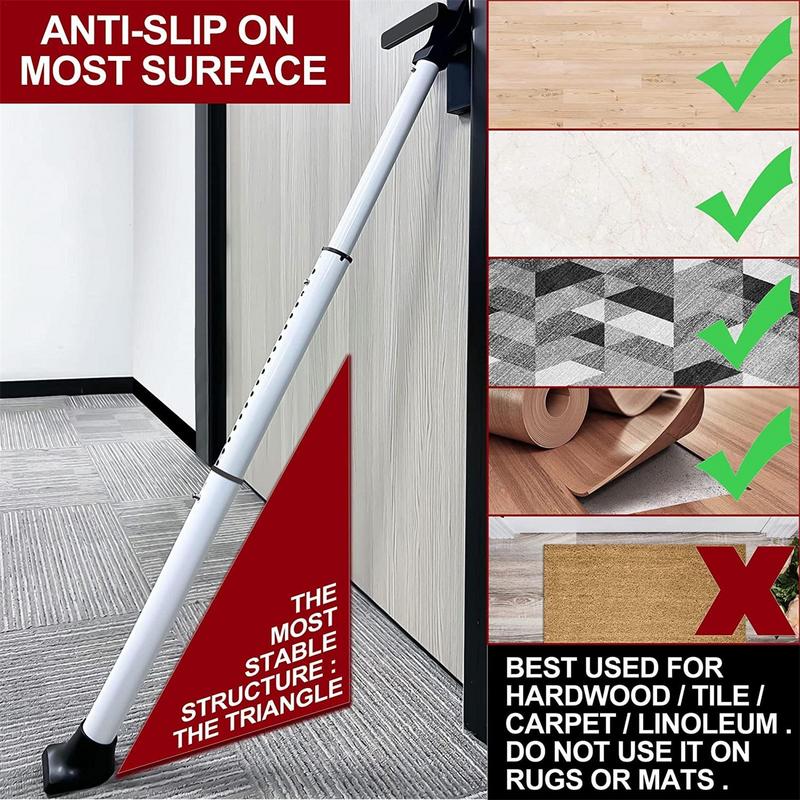 Door Adjustable Heavy-Duty Security Bar