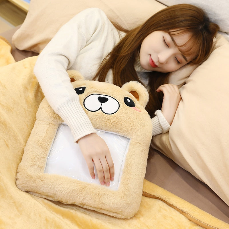 Creative Gaming Cute Hand Warmer Transparent Pillow