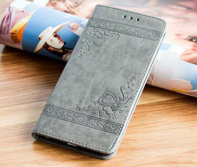 High Quality Leather Flip Cover Wallet Case for Iphone X and Other Models