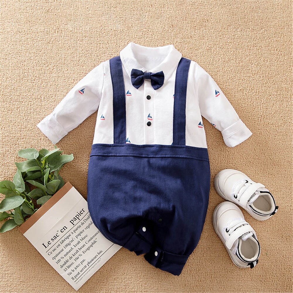 Newborn Baby Gentleman Jumpsuit