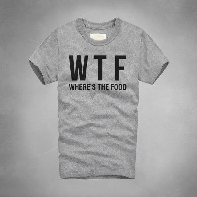 WTF Where Is The Food T-shirt