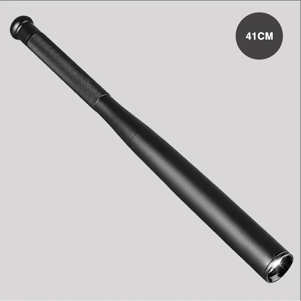 Tactical Aluminium Alloy Flashlight Self Defense Telescopic Stick