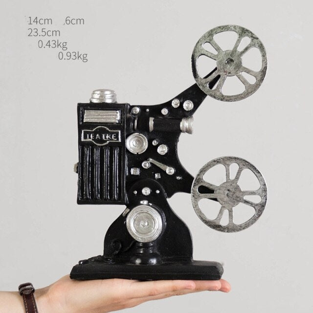 Vintage Style Old-fashioned Artificial Film Player Telephone Camera Projector