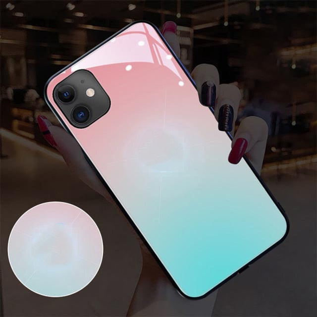 Shiny Apple LED Light iPhone Case