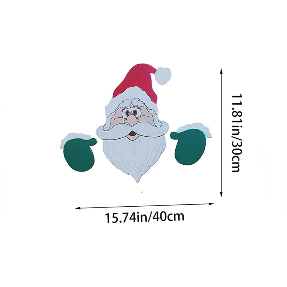 Surprise Santa Claus Outdoor Christmas Decoration