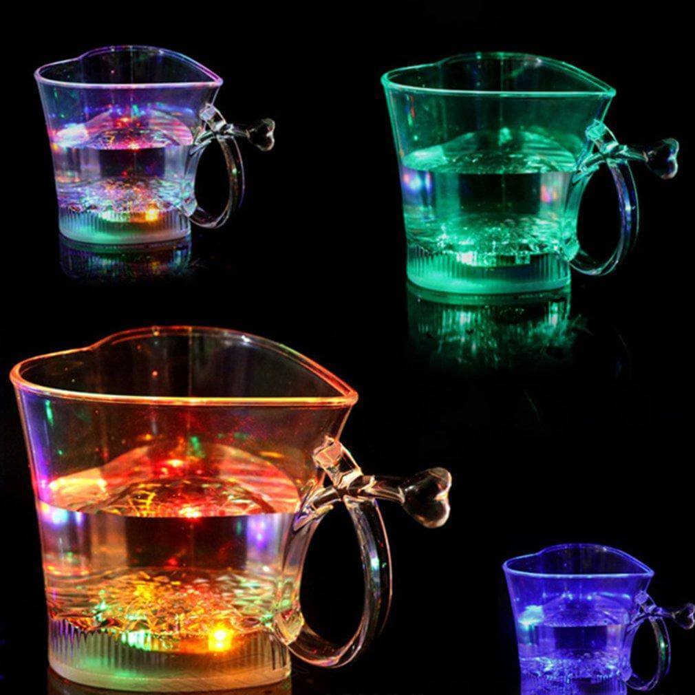 Heart Shaped Glowing Party Cup