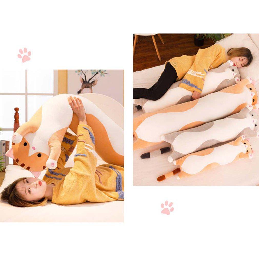 Cute Cat Soft Long Cat Plush Pillow