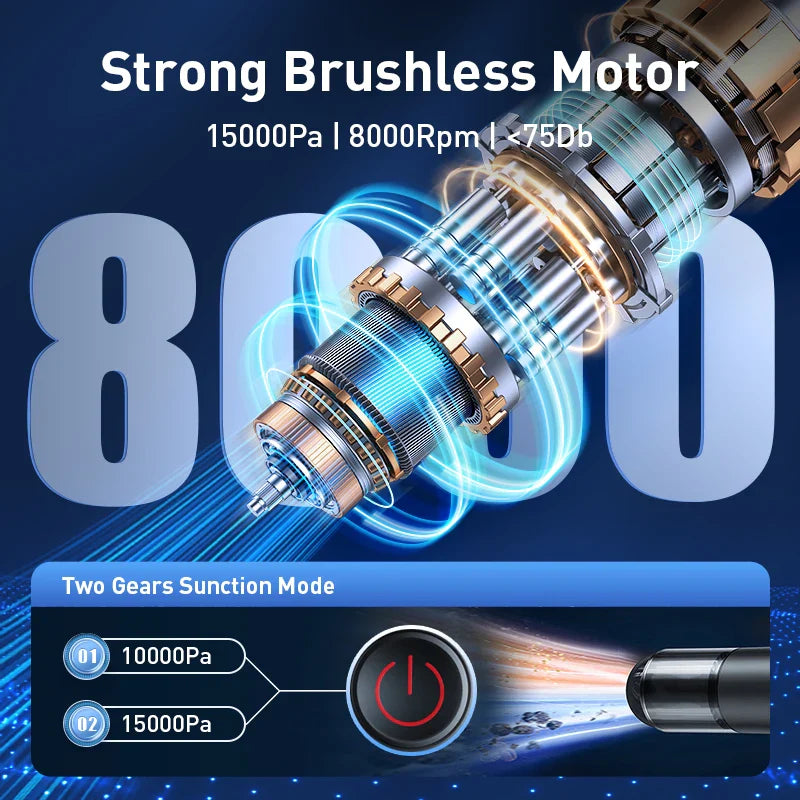 Strong Suction Ultra-Power Wireless Smart Vacuum Cleaner