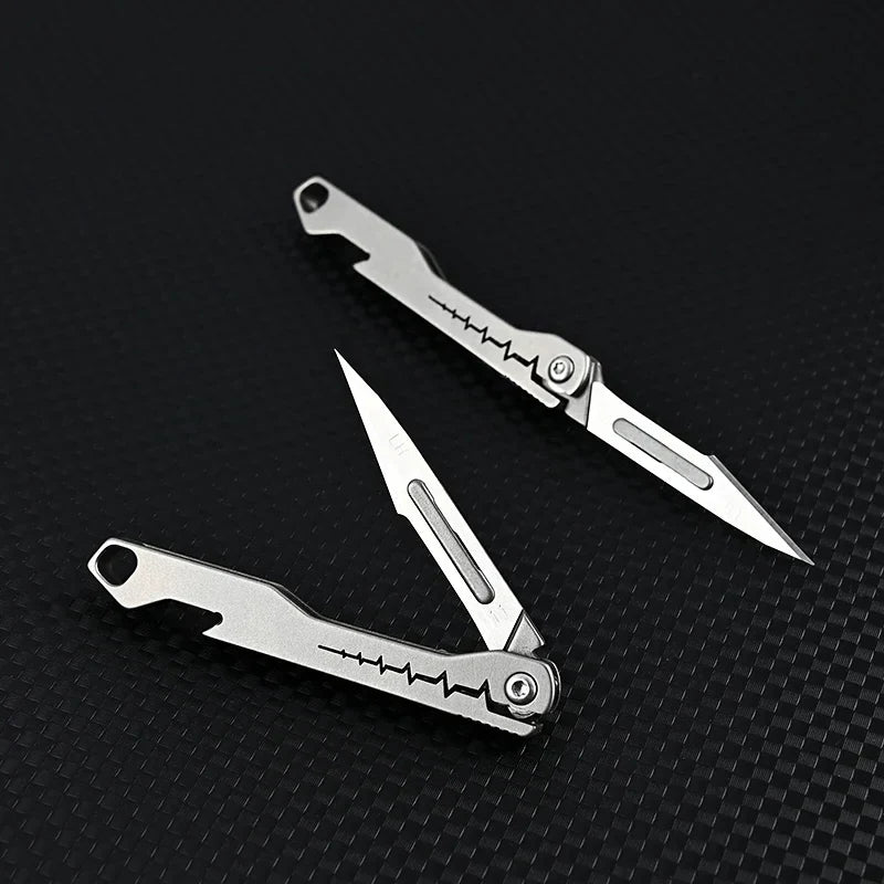 Titanium All-Purpose Foldable Sharp Cutter Knife