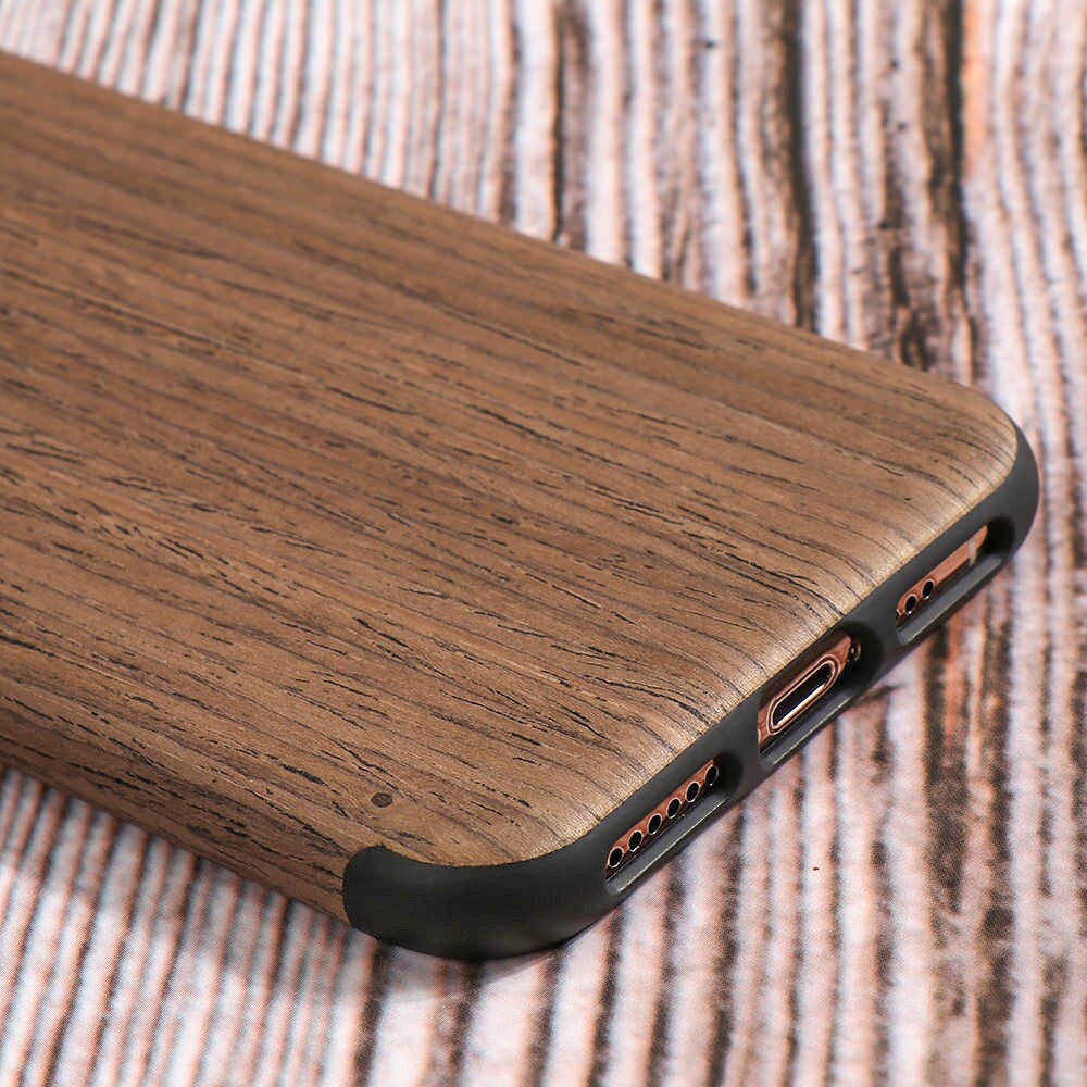 Retro Case Wood pattern For iPhone Models