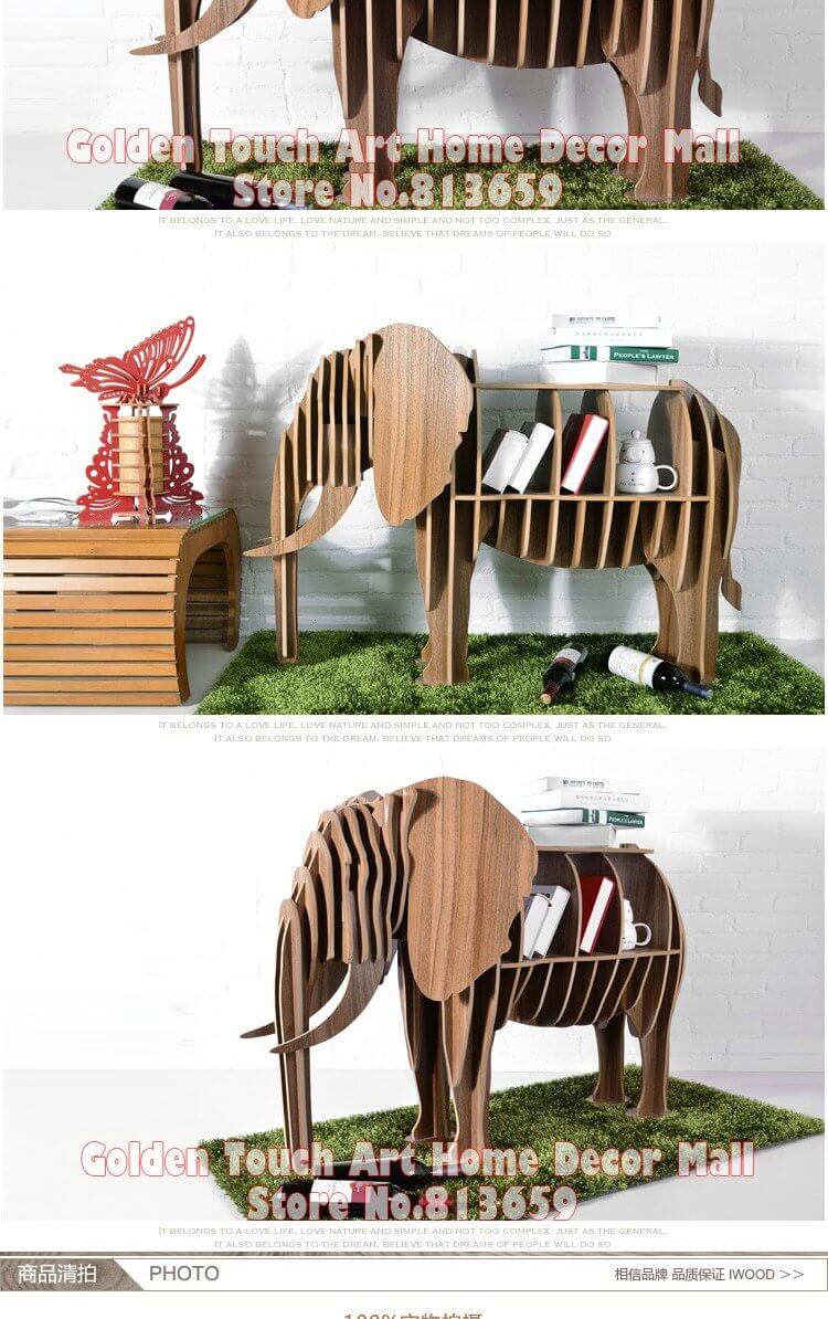 High-end 3D Puzzle Elephant Desk