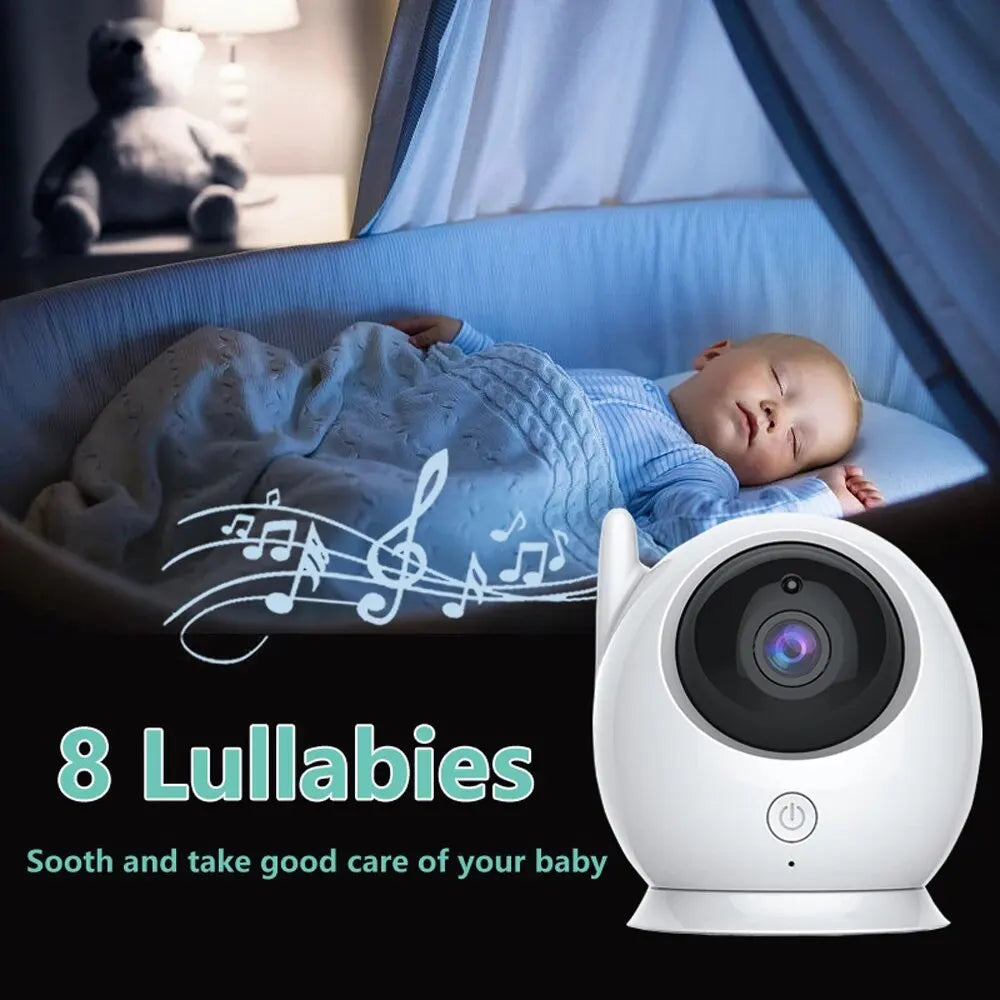 Baby Monitor Surveillance Night Vision Music Nanny Camera