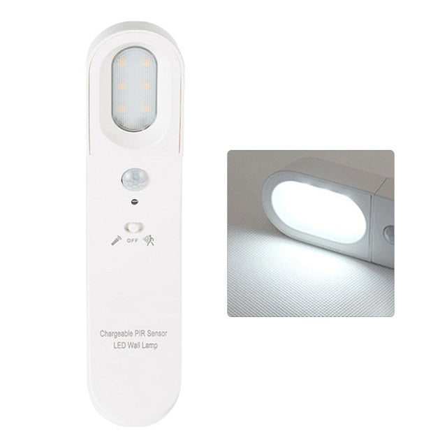 Motion Sensor Rotatable LED Wall Lamp