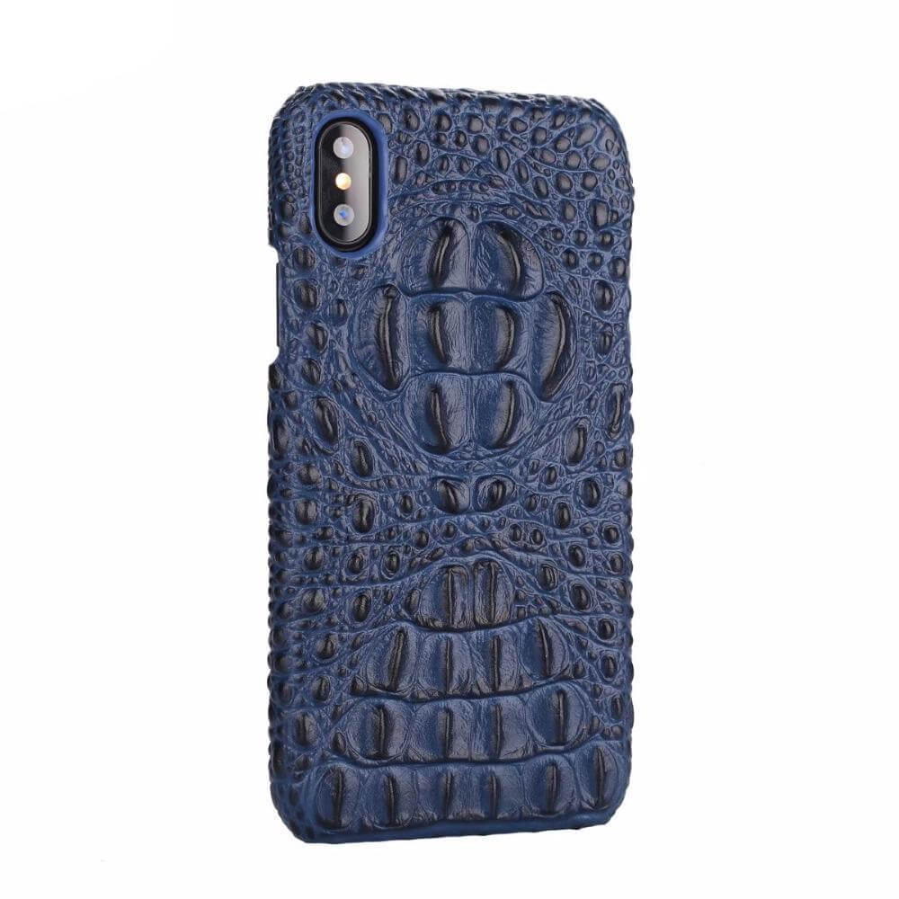 3D Crocodile genuine Leather Iphone Cases