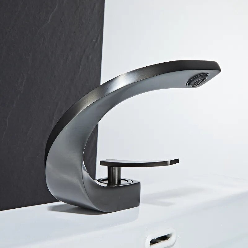 Nordic Arch Artistic Deck Mounted Faucet