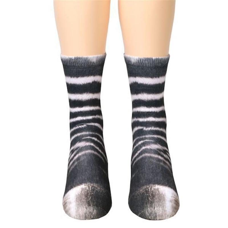 Cat Paw 3D Printed Unisex Socks