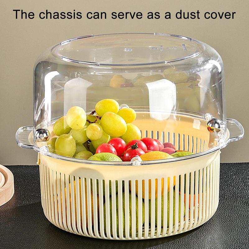 Manual Spin Vegetable Drainer Basket