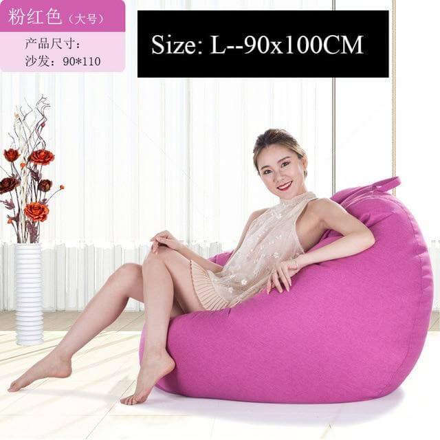 Modern Look Loft Style Pouf One Seat Bean Bag