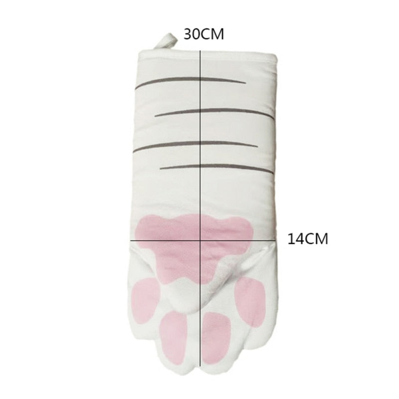 Cute Cat Paws Oven Mitts