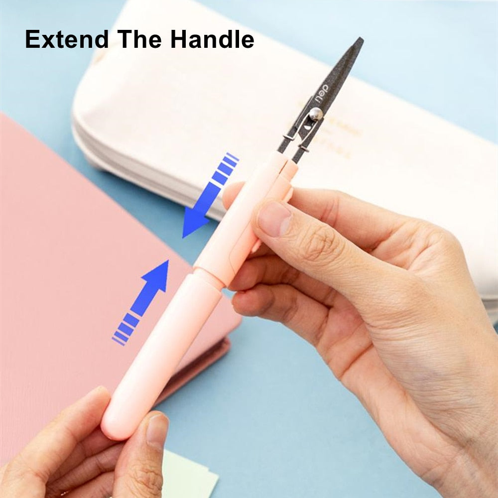 Foldable Mini Safe Paper Cutter Scissor