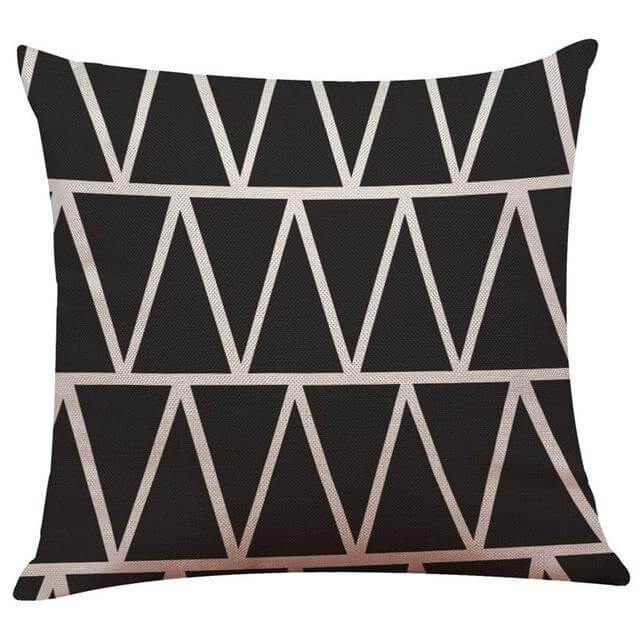 Geometrical Lovely Black and White Home Pillow Cases