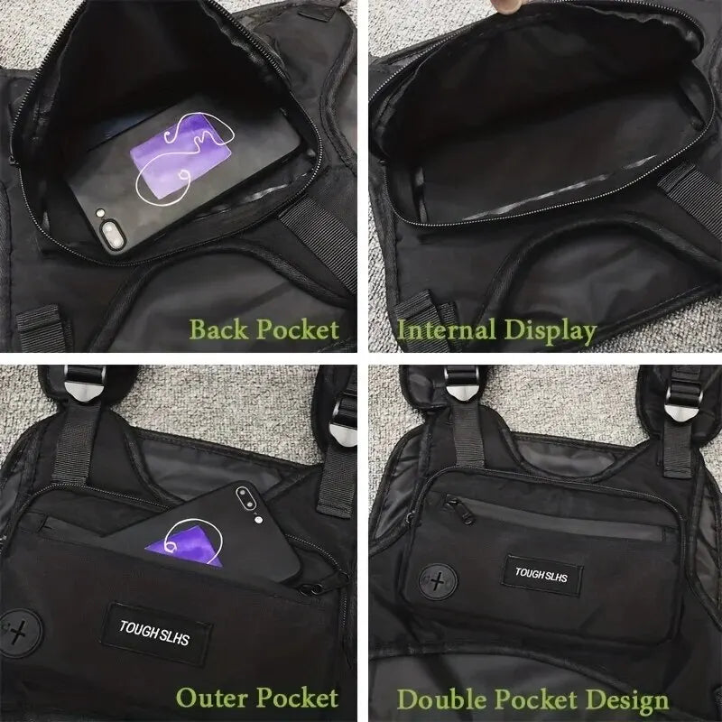 Adjustable Strap Ergonomic Chest Bag