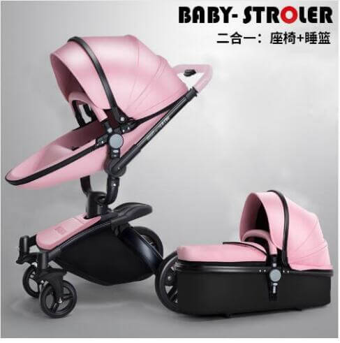 European Luxury Baby Stroller 2 and 3 pcs