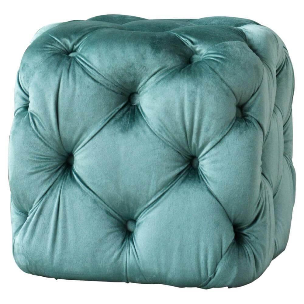 Modern Velvet Ottoman footstool