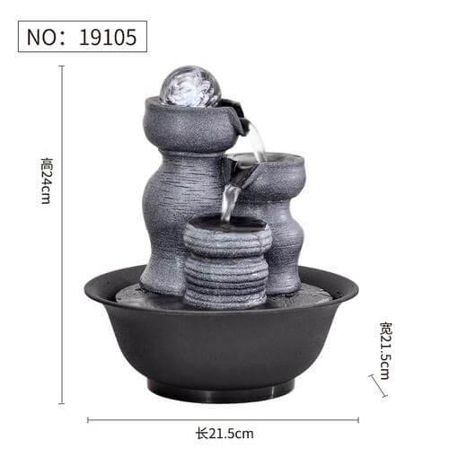 FengShui Resin Decorative Water Fountain