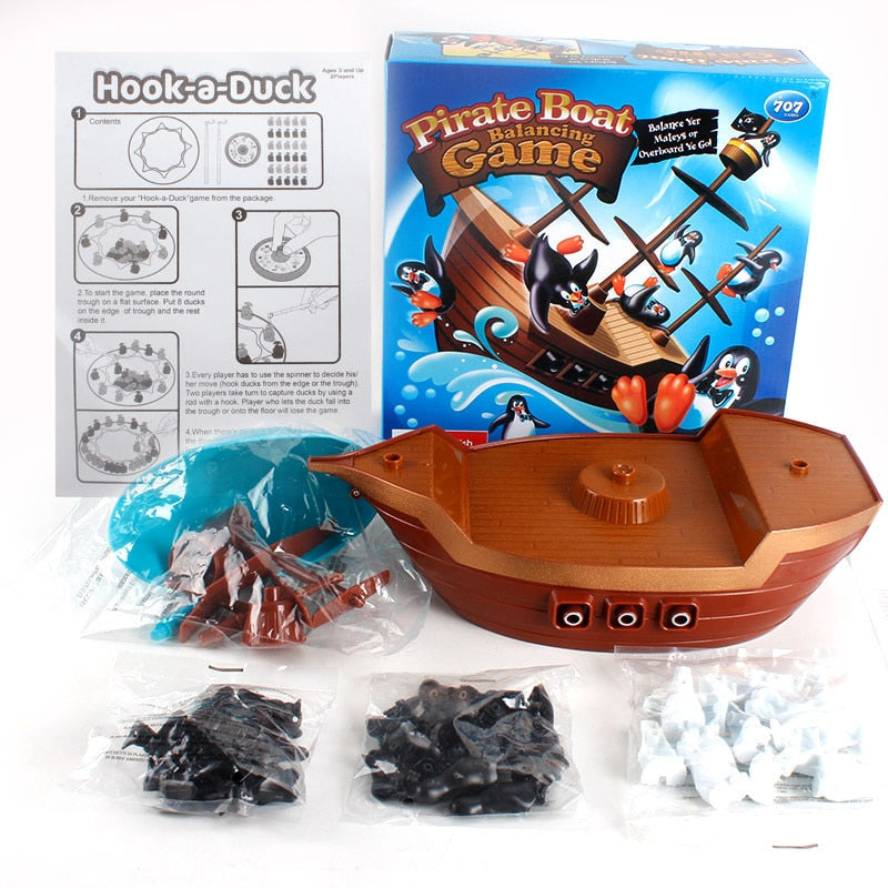 Penguin Boat Balance Family Game